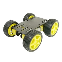 MINI 4WD Intelligent Robot Car Chassis Toy Metal TT Motor Wheel Accessories
