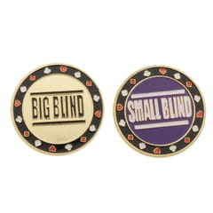 Metal Dealer Chips Blind Big/Small Texas Holdem Casino Blackjack Game Parts