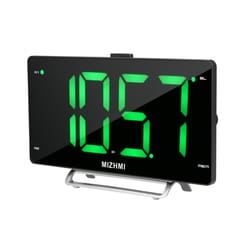 Digital Alarm Clock Radio With Dual Alarm Dimmer 9-Inch Led