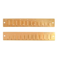 Harmonica Reed Plates 24 Reeds Brass Cover Plates Key C Tone