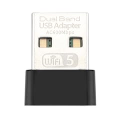 600Mbps Dual Band Usb Adapter Network Card(Multicolor)