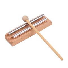 2-Tone Wooden Chimes with Mallet Percussion Instrument for ()