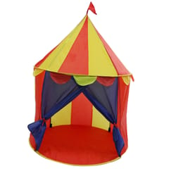 Folding Mongolia Pop Up Playhouse Princess Tent Kids Toy Yellow + Red