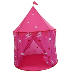 Folding Star Heart Mongolia Pop Up Playhouse Princess Tent Kids Toy Pink L
