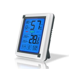 Digital Hygrometer Thermometer With Touching Lcd Backlight