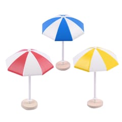 DIY Handcrafted Dollhouse Beach Miniature Umbrella Sunshade Models