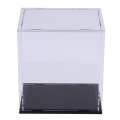 Clear Acrylic Display Case Box Organizer Stand Dustproof Showcase