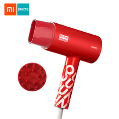 Smate Hair Dryer Household Hairdressing Tools Hot And Cold Red