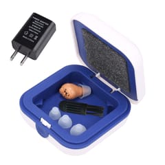 1Pcs Hearing Aids Mini Rechargeable Sound Amplifier Ear Khaki