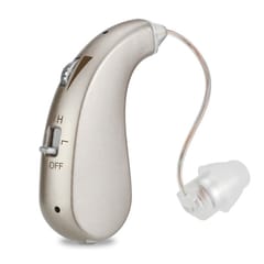 1Pcs Mini Rechargeable Bte Ear Back Type Hearing Device Low Multicolor
