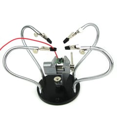 Universal Metal Base Soldering Station Fixture with Four Metal Arms