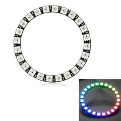 LDTR - Y00024 WS2812B 5050 LED Smart RGB Ring 66mm 24 Bit for Arduino -  Black