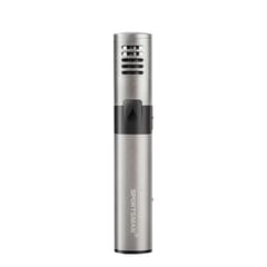 SPORTSMAN SM-423 Metal Aluminum Tube Body Shaved Nasal Hammer USB Rechargeable Water Washed Nose Hair Cutting (Silver Gray)