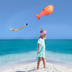 Soft Dolphin Kite Outdoor Sports Flying Toy for Children 120 x 215CM