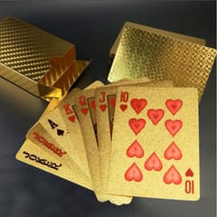 Creative Frosted Golden Tattice Back Texture Plastic From Vegas to Macau Playing Cards Texas Poker Novelty Collection Gift