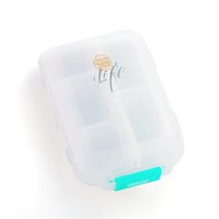 Mizi Small Pill Box Portable Dispensing Medicines Boxes, Colour: 10 Grid