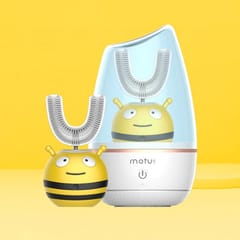 MOTU Small Bee Automatic Intelligent Mouth-containing U-shaped Ultrasonic Children Brushing Teeth