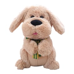 Electrical Dog Stuffed Animals Music Toys Applaud and Ears Flaping Interactive Doll