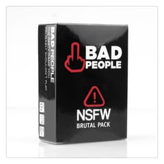 Bad People NSFW Brutal Expansion Pack 80 New Question Cards Party Game Cards
