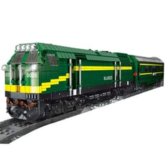 12001 NJ2 Internal Combustion Locomotive Remote Control Green Train Puzzle Assembled Building Block Children Toy Model