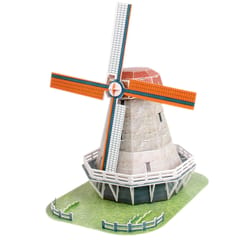3D Puzzle Holland Windmill in London Model Card Kit