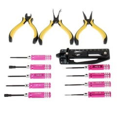 Screwdriver Pliers Tool Kit Box Set for RC Plane Helicopter