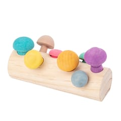 Simulation Mushroom Picking Game Baby Puzzle Concentration Training Toy