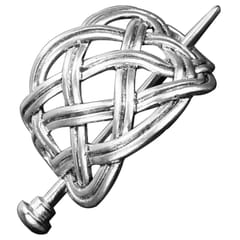 Slide Pin Irish Antique Silver Hair Stick Celtic Knot Viking Jewelry Hairpin