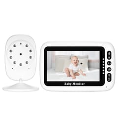 4.3 Inches Color LCD Wireless Digital Video Baby Monitor (White) EU Plug