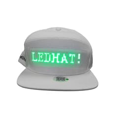 Bluetooth LED Advertising Cap Supports Scrolling Characters/Mobile Phone Word Change/Multi-Language?Random Color Delivery