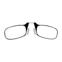 Ultra Thin High-definition Nose Resting Pocket Presbyopic Hypermetropic Reading Glasses (Black)