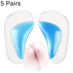 5 Pairs Kids Gel Insoles Orthopedic Arch Support Insoles for Child Shoes Flatfoot Corrector Pads Baby Toddler Insole