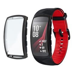 For Samsung Gear Fit 2 Pro Full Coverage Plating TPU Watch Case