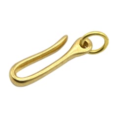 Retro Solid Brass Key Chain Key Ring Belt U Hook Wallet Chain Fish Hook