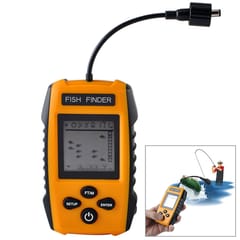Portable Wired Fish Finder with Sonar Sensor Transducer and LCD Display