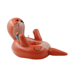 Sea Lion Shape Inflatable Coaster Water Floating Drink Cup Holder