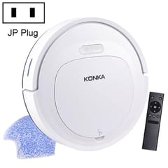 KONKA KC-V88(WE) 18.5W Low-noise Household Intelligent Remote Control Automatic Cleaning Sweeping Robot, Suction: 1800pa, JP Plug(White)