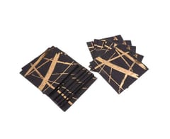 20pcs 3 Ply Black Paper Dinner Napkins 25x25 cm Square Party Lunch Serviettes Wedding Tableware Supply