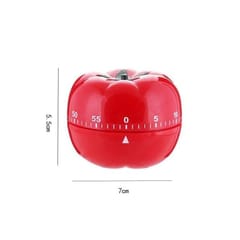 Creative Cute Tomato Shape Kitchen Mechanical Timer Alarm Reminder