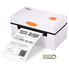 Tidrop Thermal Shipping Label Printer 4x6 Label Printer (White)