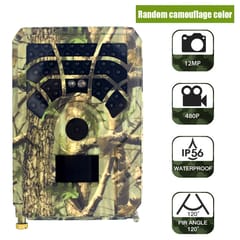 Outdoor Hunting Trail Camera 12MP 480P Wild Animal Monitor (random camouflage color)