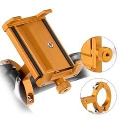 Bike Phone Mount Cycling Phone Holder Bike Bicycle Handlebar (Orange)