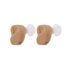 2-Pack Hearing Amplifier Hearing Aids for Seniors Personal (Khaki)