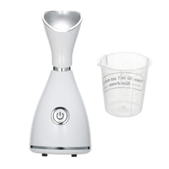Face Steamer Humidifier for Skin Care Face Cleaner Machine (White)
