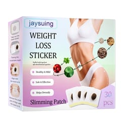 30Pcs Slim Patch Lose Weight Plaster SlimmingSticker Burning (White)