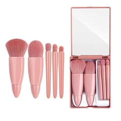 5PCS Makeup Cosmetic Brushes Kit Set Foundation Concealers (Pink)