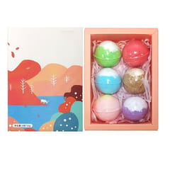 1 Set Bath Bombs for Kids & Adults with Dry Flower Bubble (Multicolor)