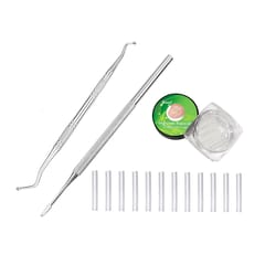 Ingrown Toenail Tools Kit Toenail Treatment Tool for Ingrown (Silver)