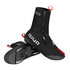 Cycling Shoe Cover Thermal Waterproof Anti-slip Wearproof (Black)