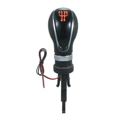 LED Car Gear Shift Knob Manual 5-Speed Head Handle Lever (Black)